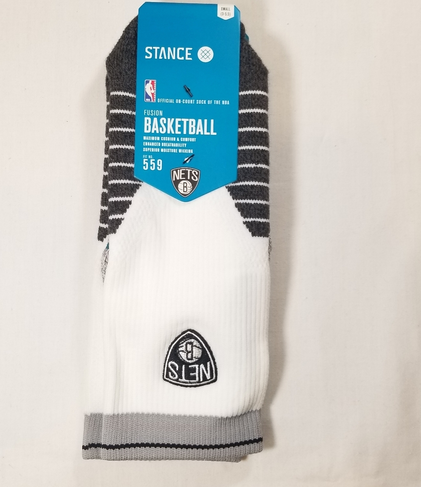 Stance NBA Brooklyn Nets "Logo Crew Nets" Socks